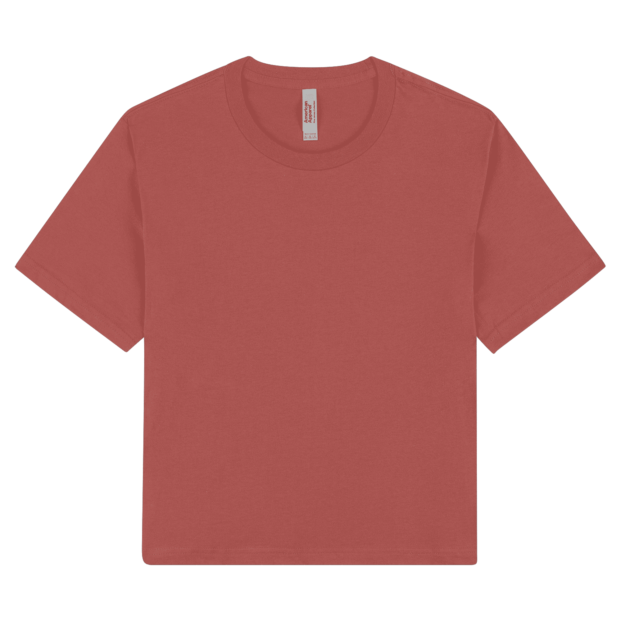 102 American Apparel Women's Fine Jersey Boxy T-Shirt - Image 8