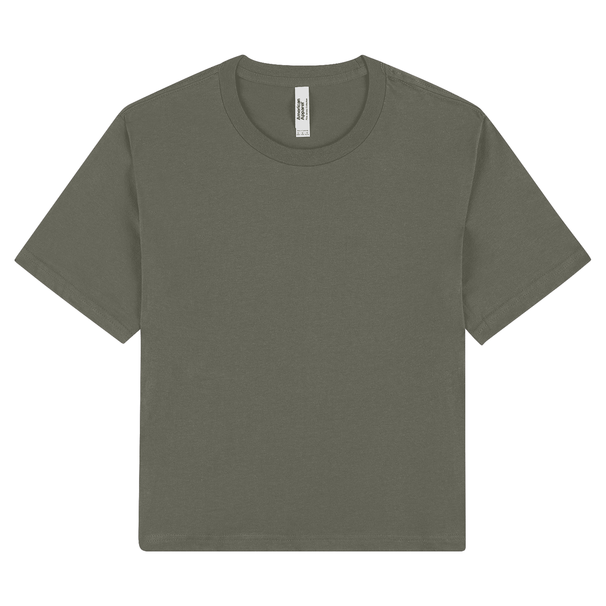 102 American Apparel Women's Fine Jersey Boxy T-Shirt - Image 14