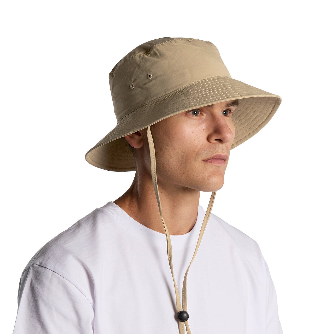Nylon Wide Brim Bucket Hat - Image 7