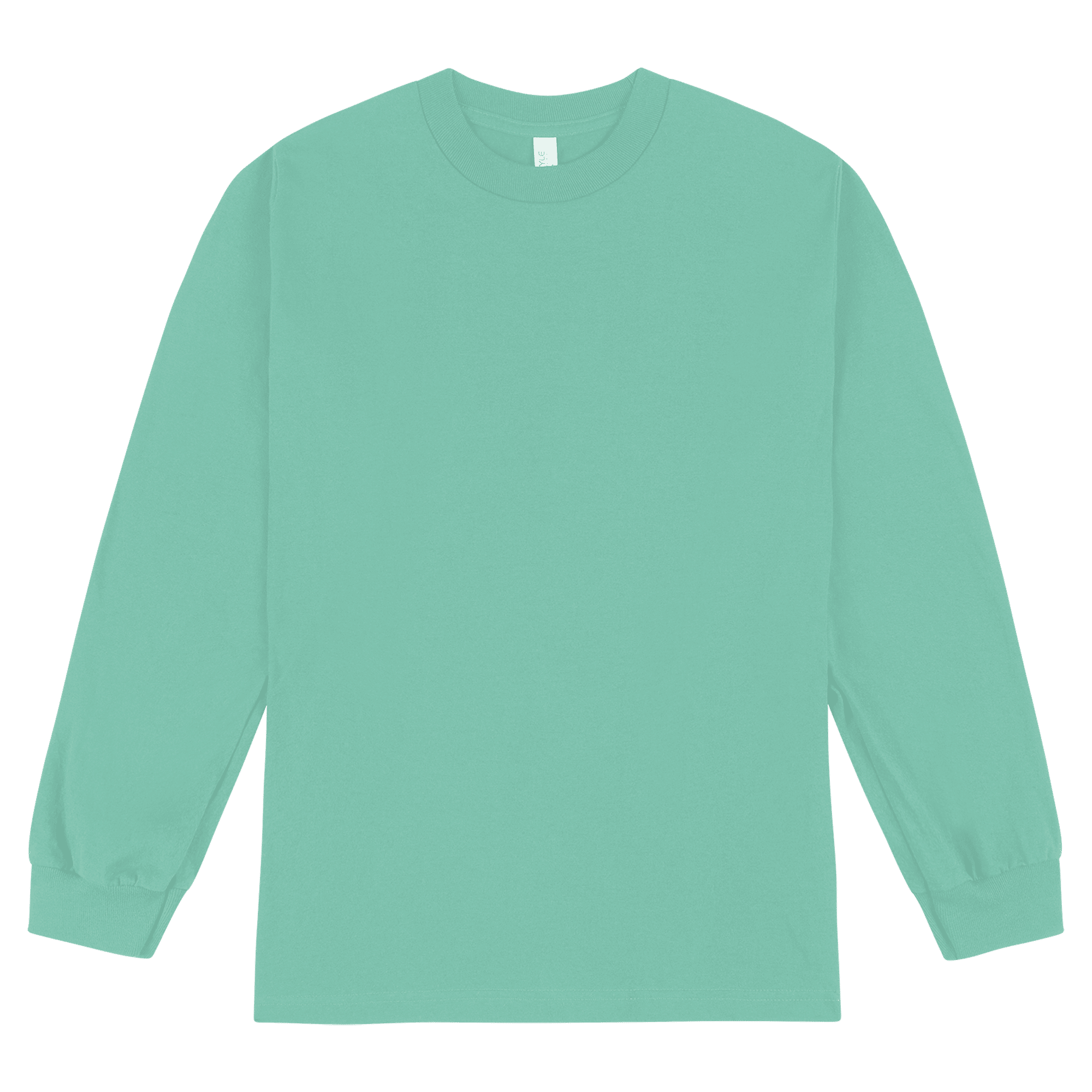 1304 American Apparel Heavyweight Cotton Unisex Long Sleeve T-Shirt - Image 5
