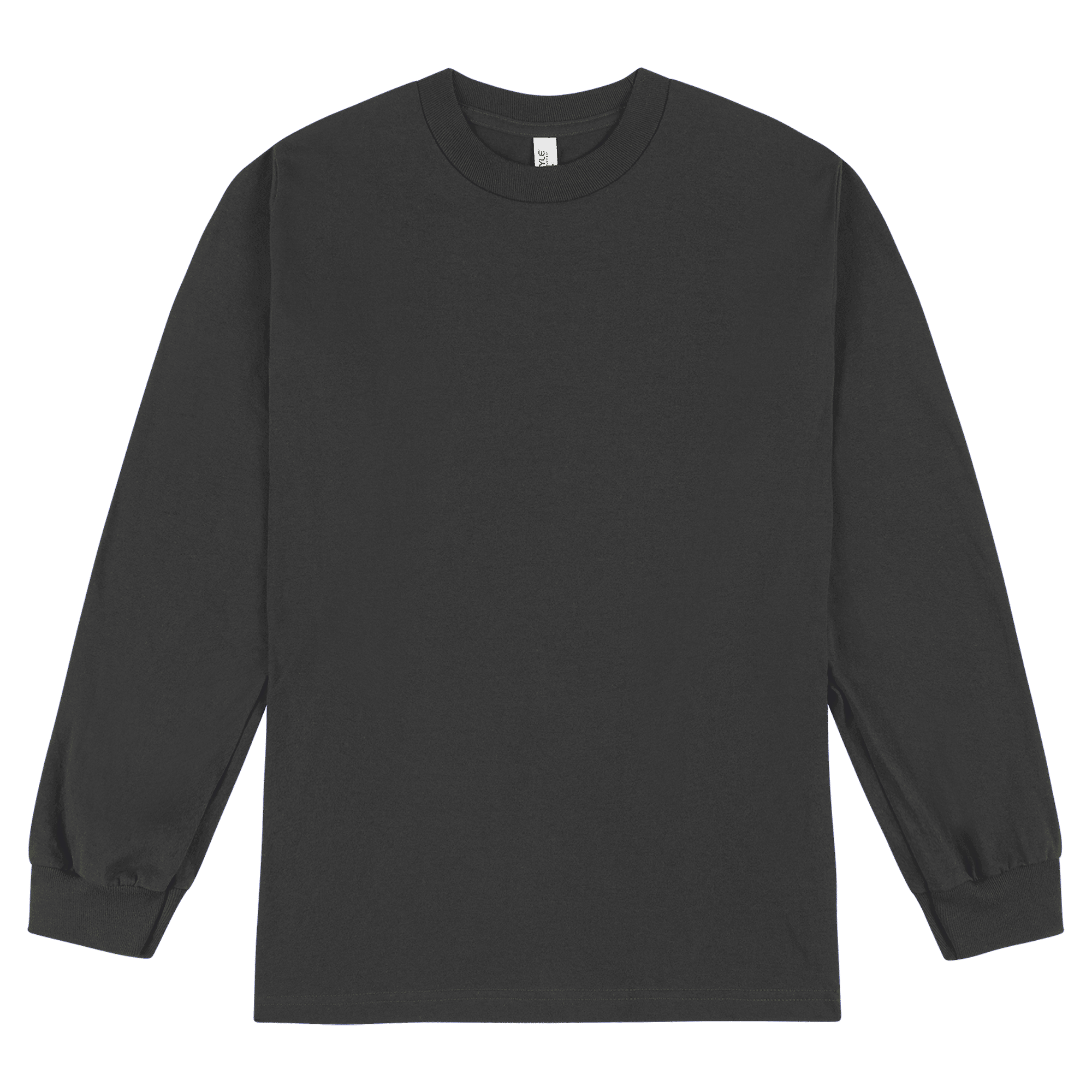 1304 American Apparel Heavyweight Cotton Unisex Long Sleeve T-Shirt - Image 7