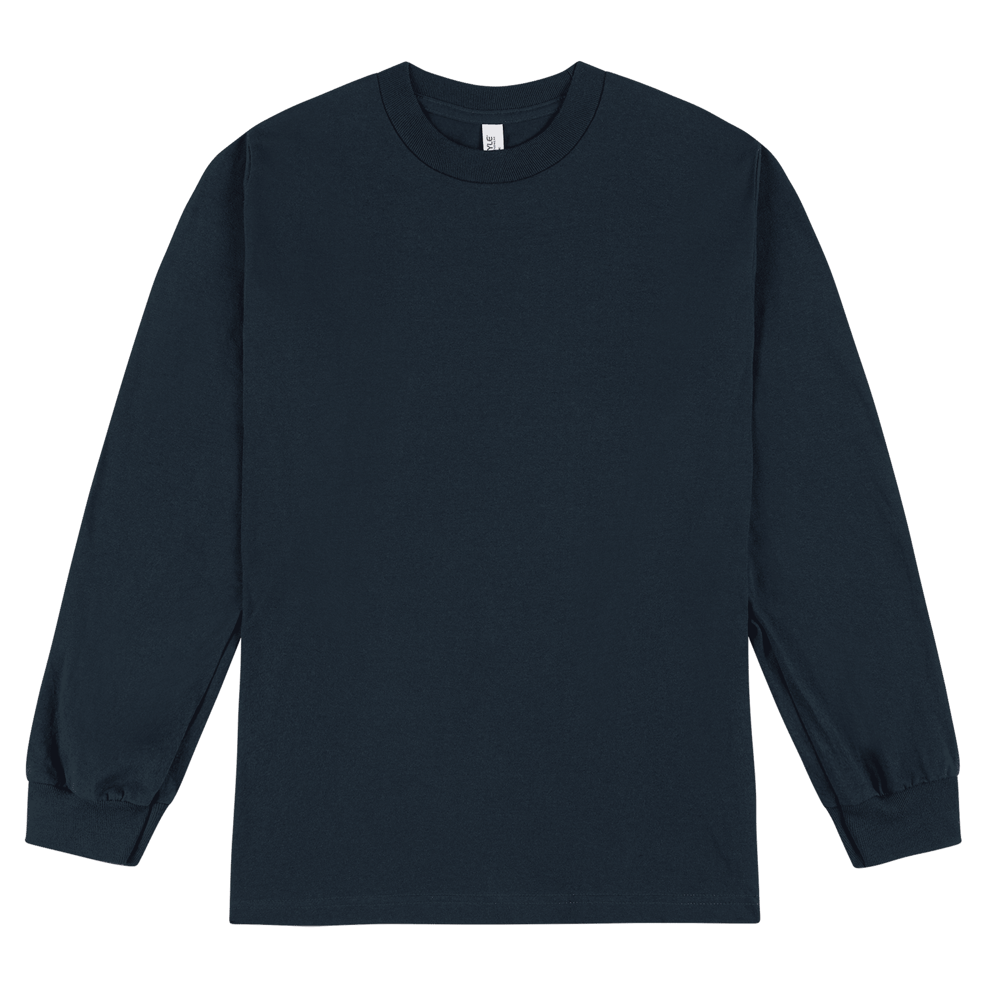 1304 American Apparel Heavyweight Cotton Unisex Long Sleeve T-Shirt - Image 11