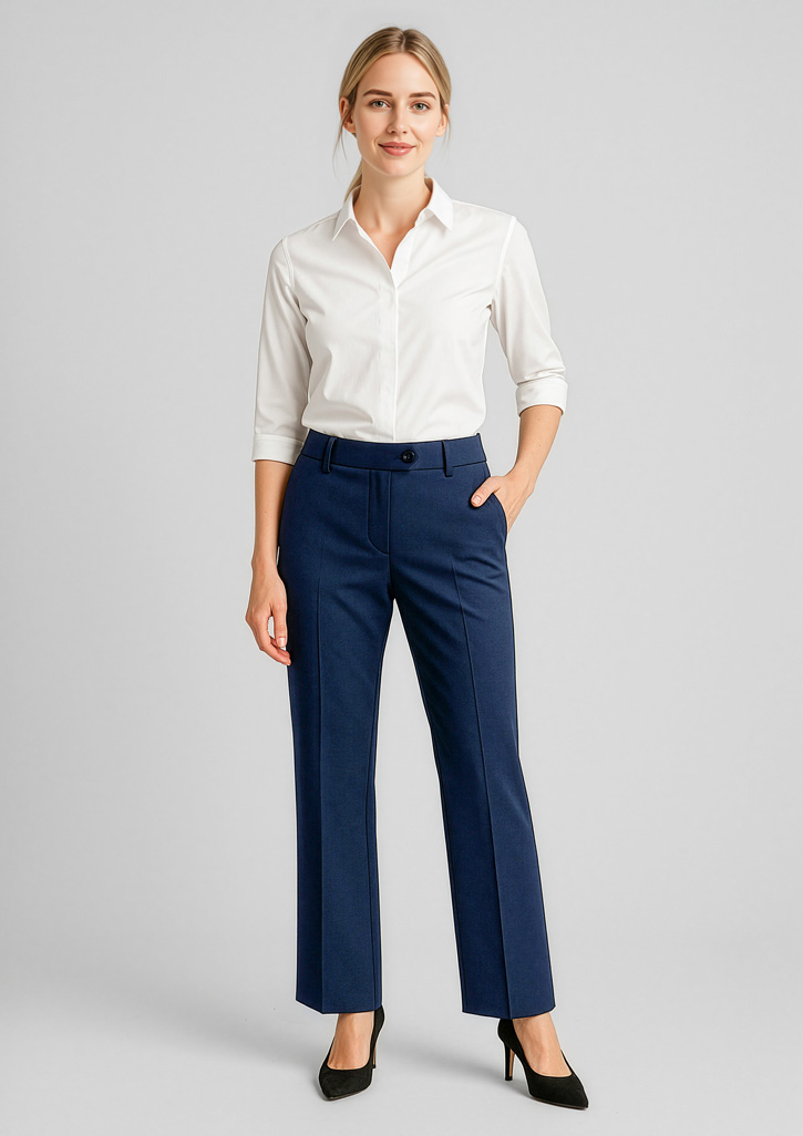 Womens Comfort Wool Stretch Adjustable Waist Pant - Image 12