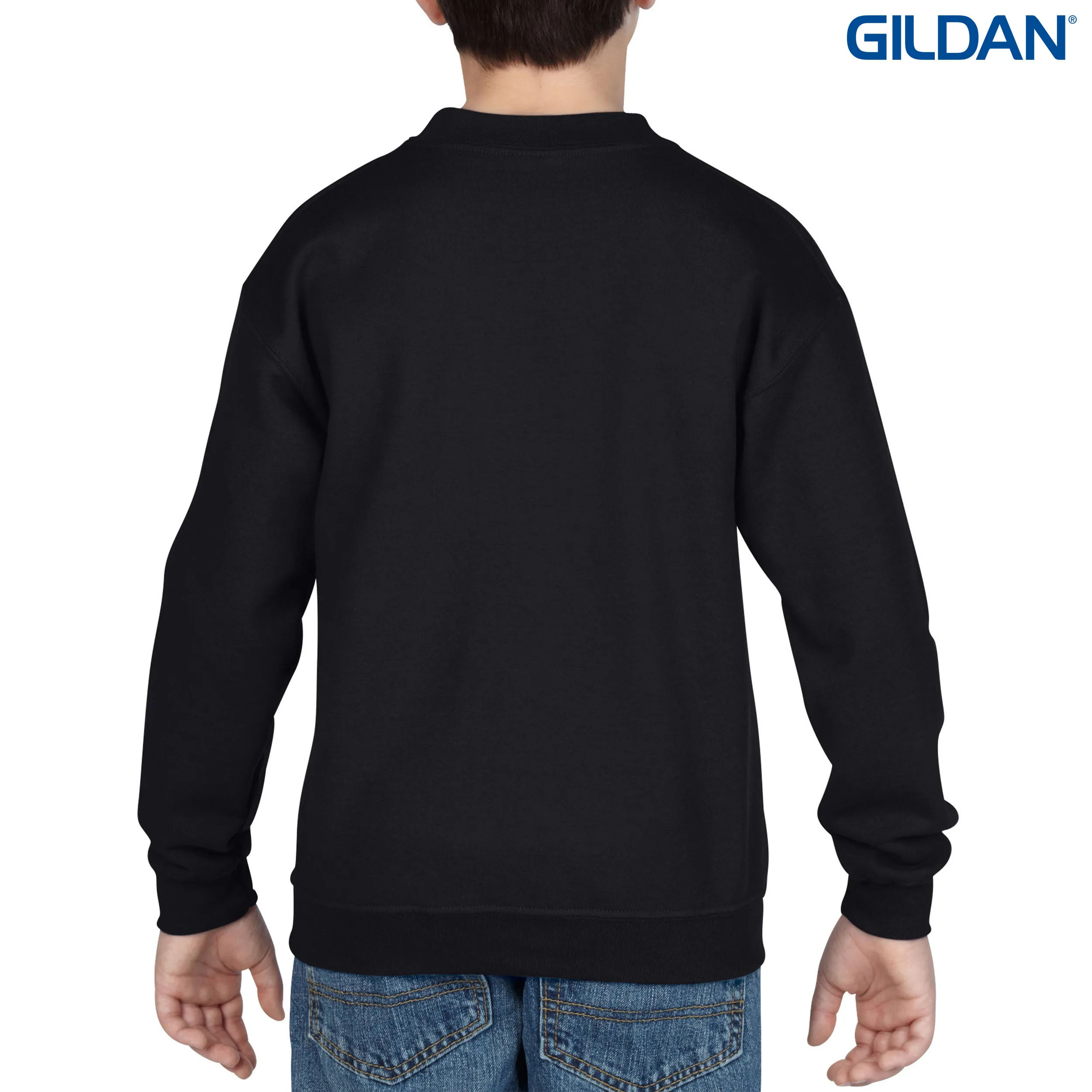18000B Gildan Heavy Blend Youth Sweatshirt - Image 5