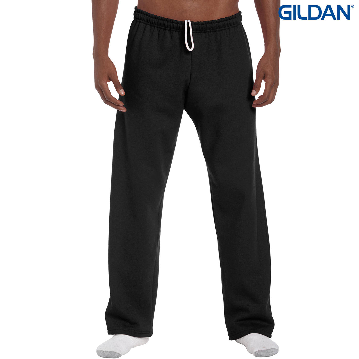 18400 Gildan Heavy Blend Adult Open Bottom Sweatpants - Image 4