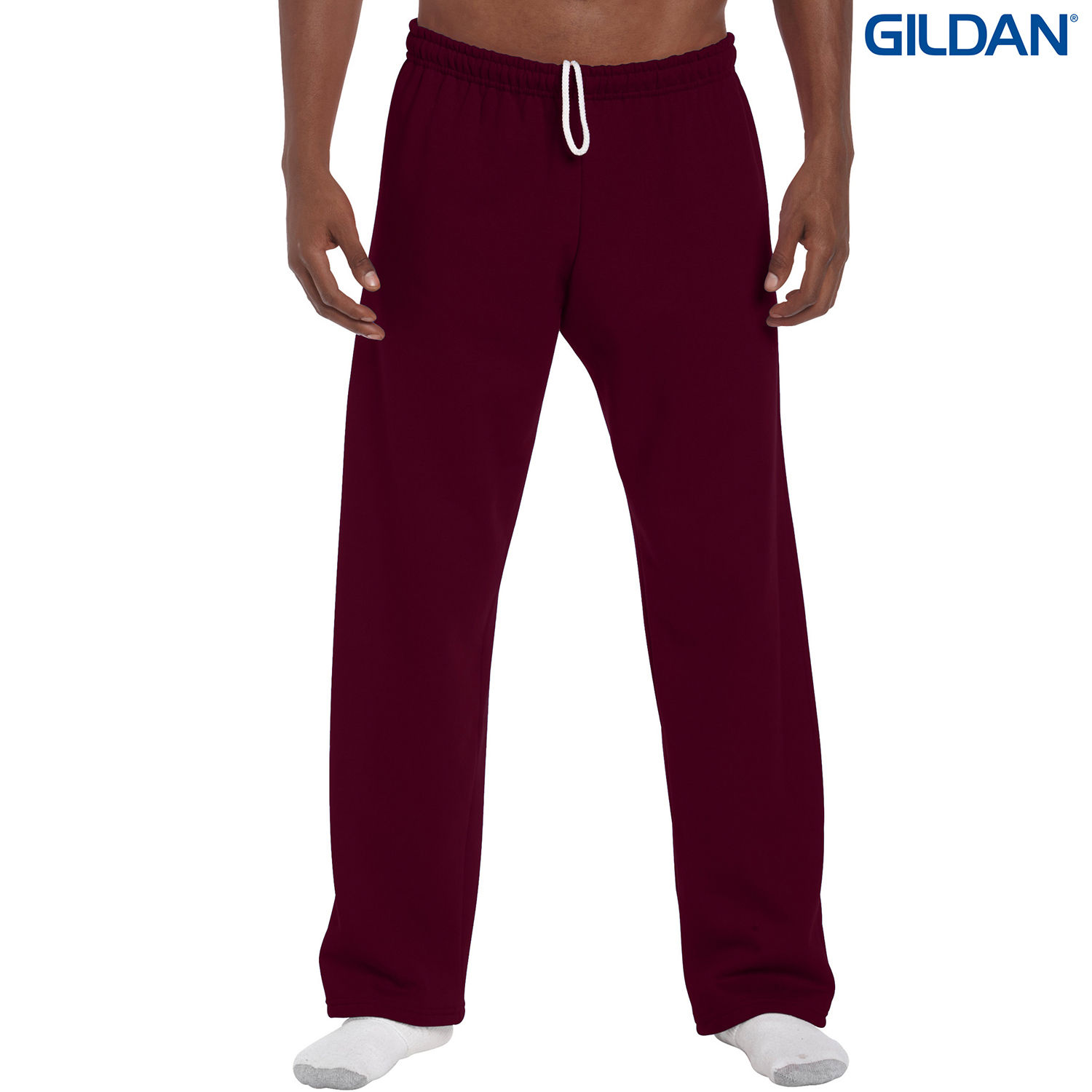 18400 Gildan Heavy Blend Adult Open Bottom Sweatpants - Image 8