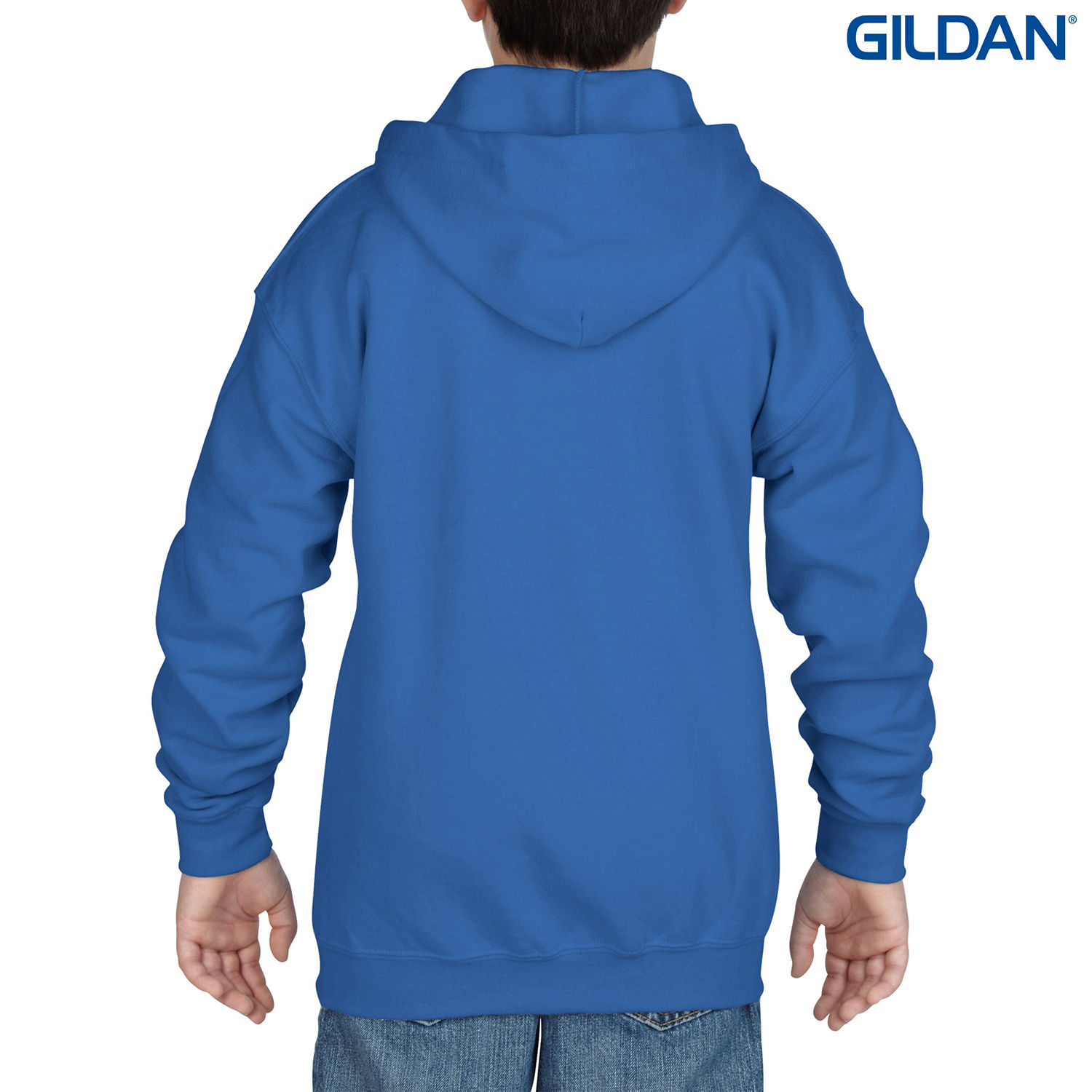 18600B Gildan Heavy Blend Youth Full Zip Hooded Sweatshirt - Image 23