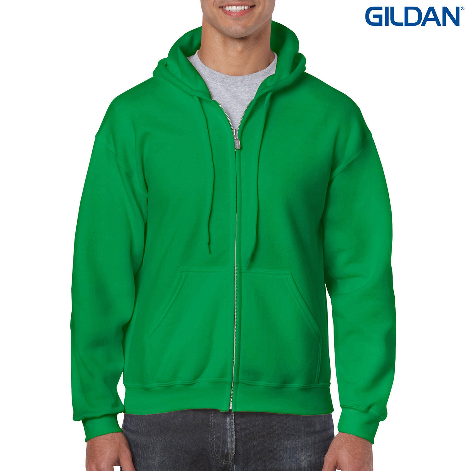 18600 Gildan Heavy Blend Adult Full Zip Hooded Sweatshirt - Image 8