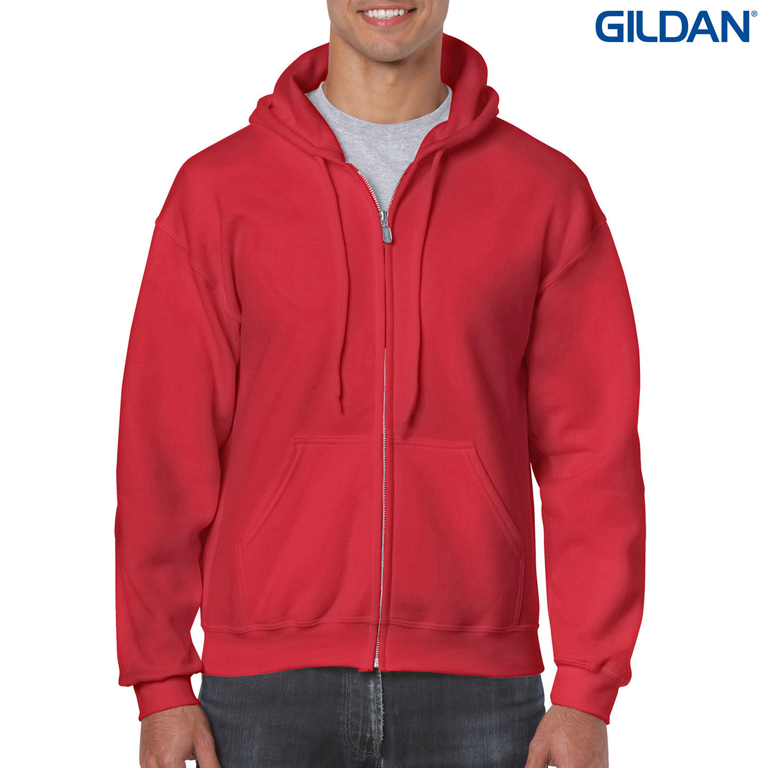 18600 Gildan Heavy Blend Adult Full Zip Hooded Sweatshirt - Image 12