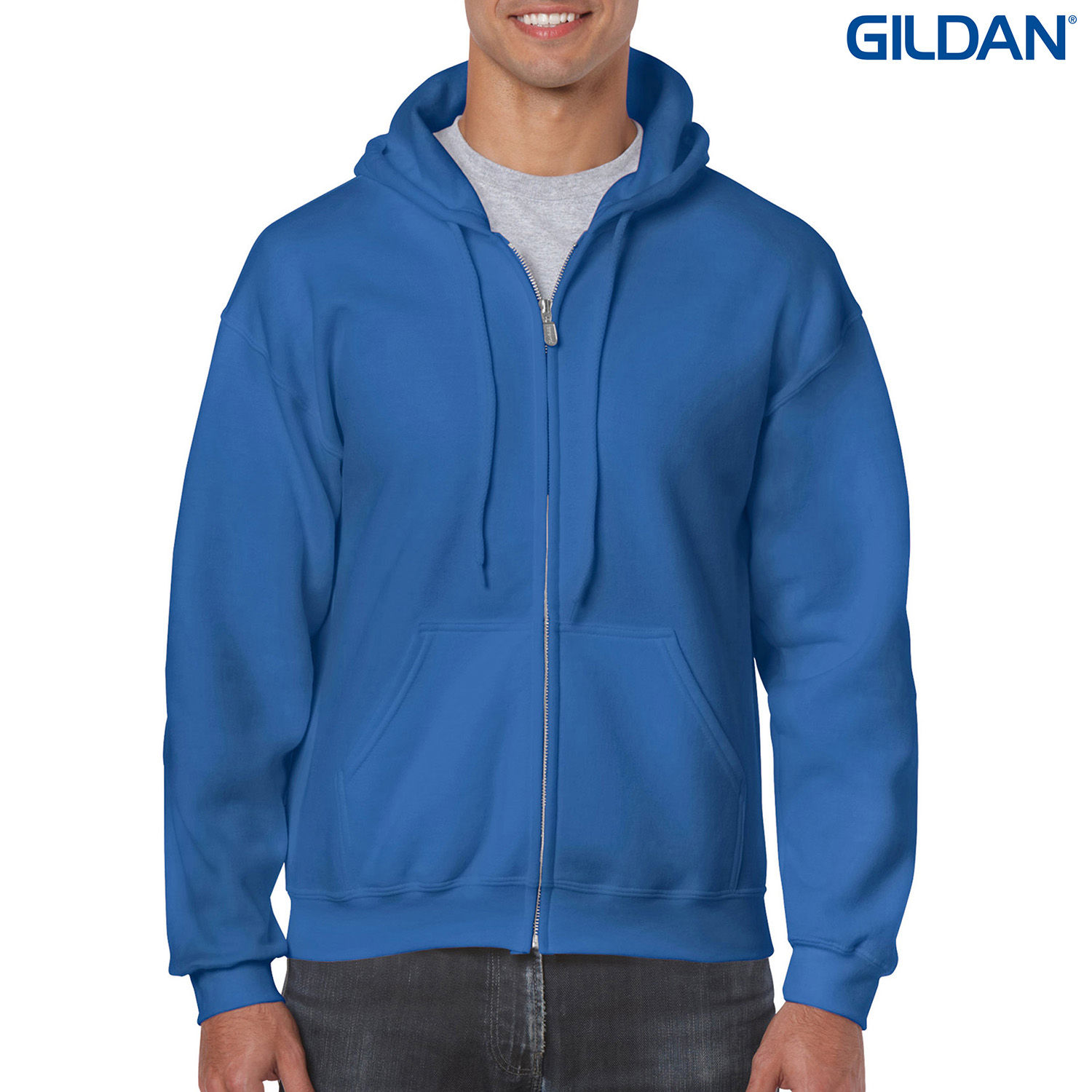 18600 Gildan Heavy Blend Adult Full Zip Hooded Sweatshirt - Image 14