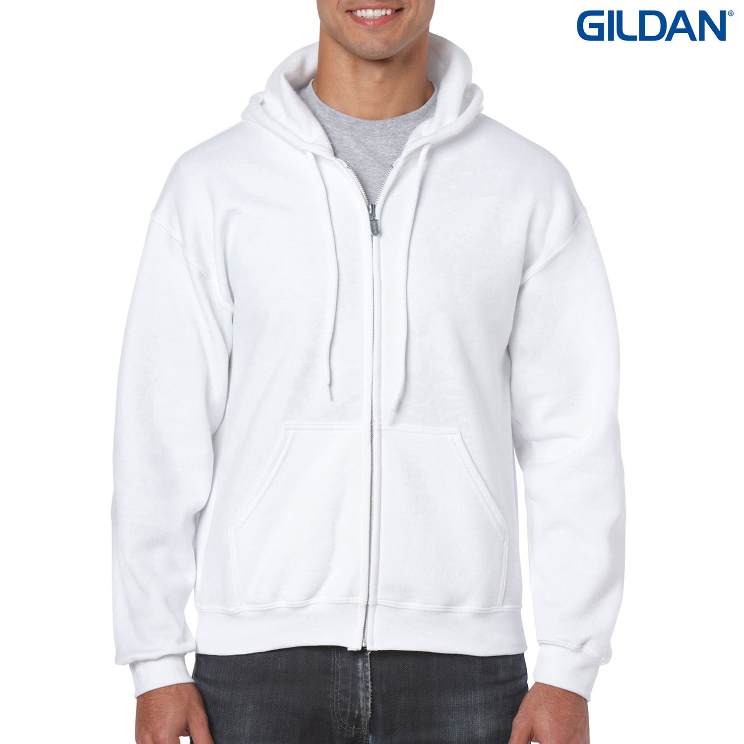 18600 Gildan Heavy Blend Adult Full Zip Hooded Sweatshirt - Image 18