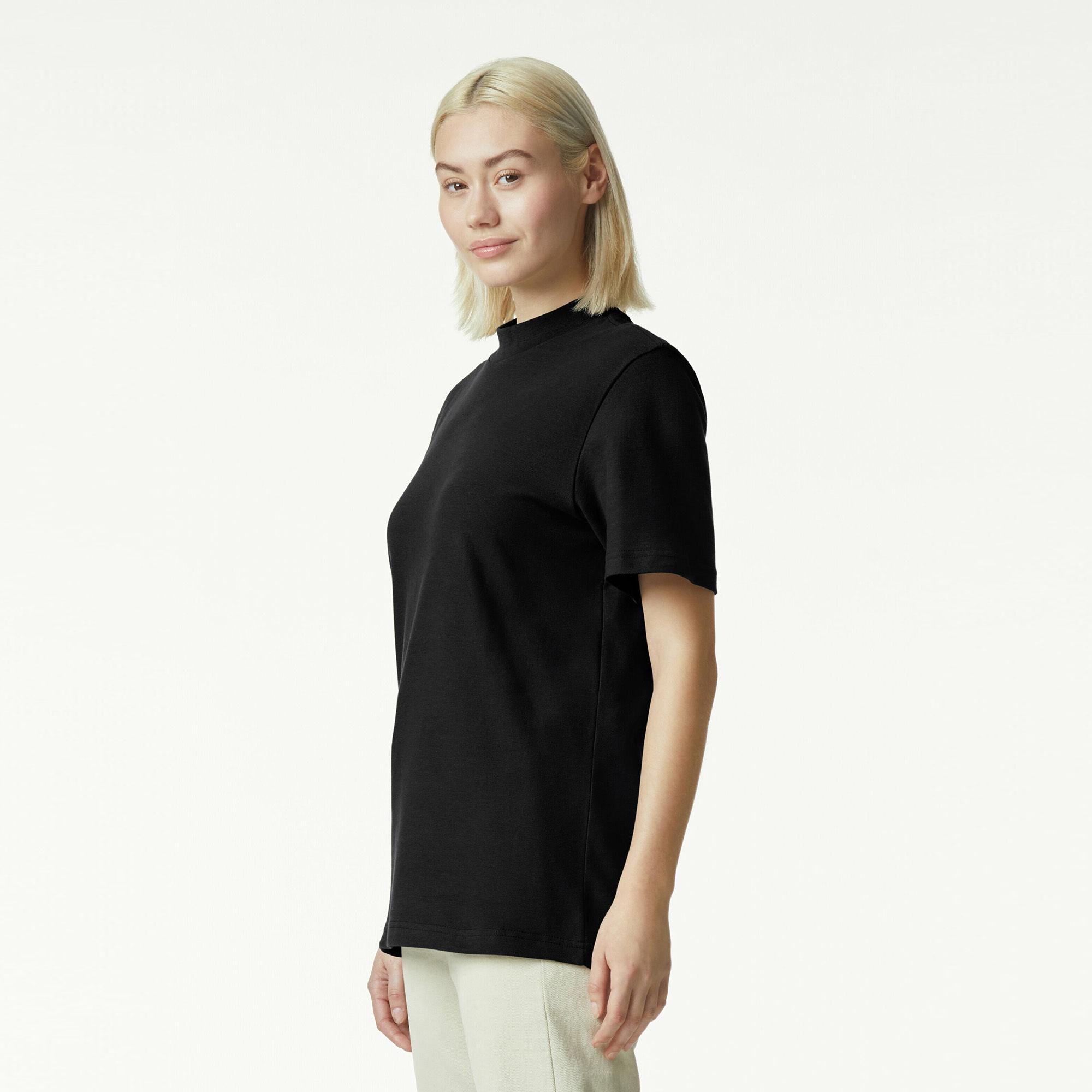 1PQ American Apparel Unisex Pique Mockneck - Image 3