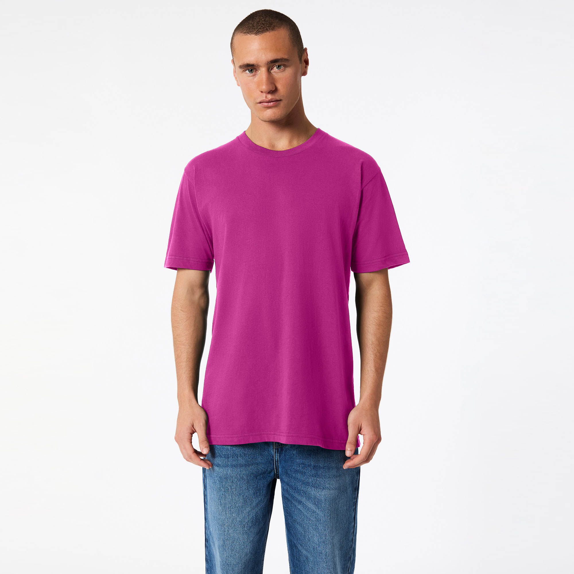 2001 American Apparel Unisex Fine Jersey Short Sleeve T-Shirt - Image 35