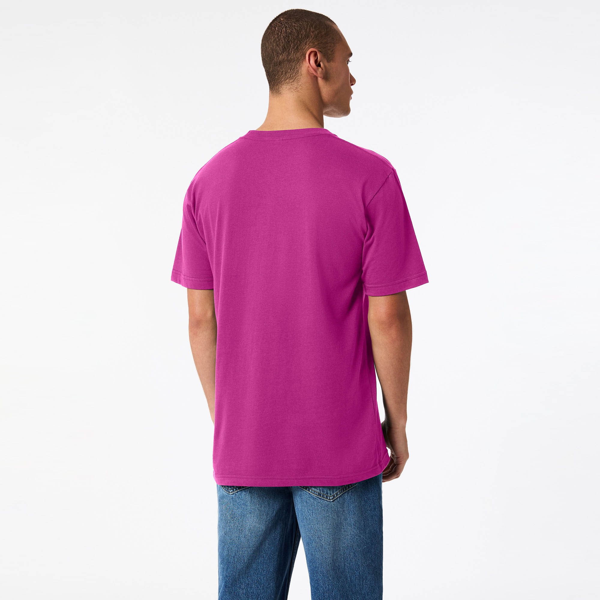 2001 American Apparel Unisex Fine Jersey Short Sleeve T-Shirt - Image 36