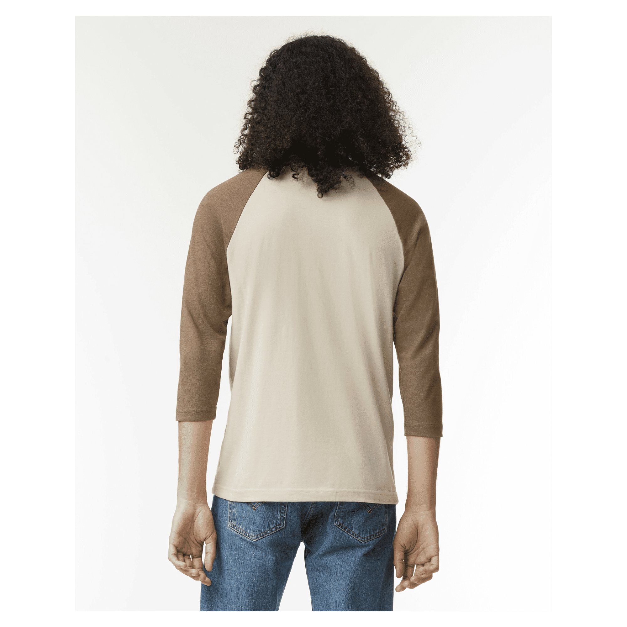 2003CVC American Apparel CVC Unisex Raglan T-shirt - Image 6