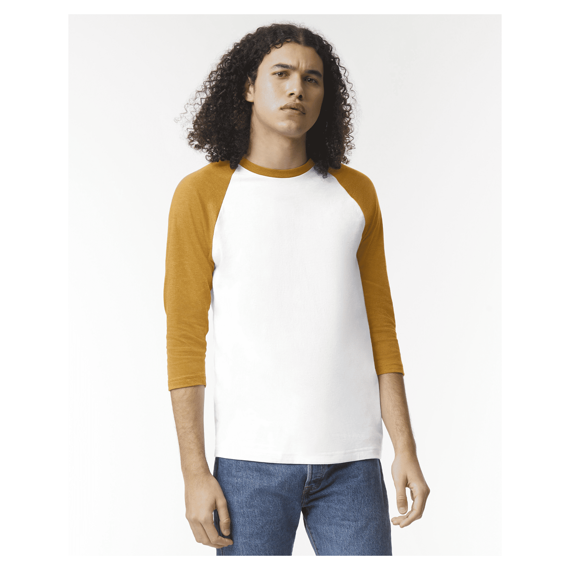 2003CVC American Apparel CVC Unisex Raglan T-shirt - Image 30