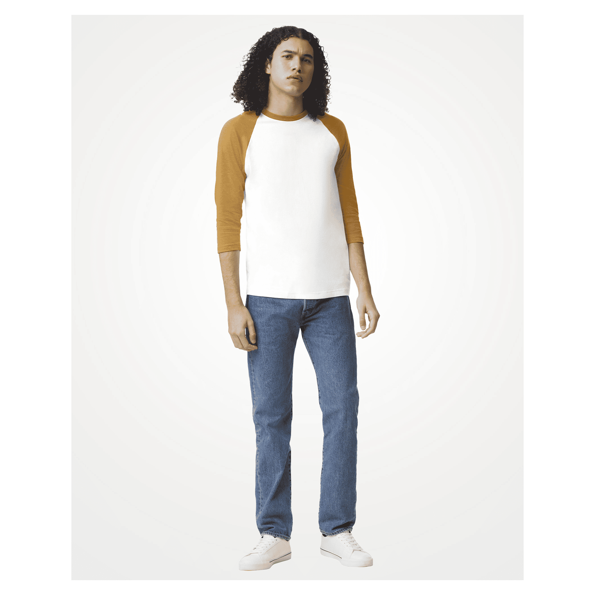 2003CVC American Apparel CVC Unisex Raglan T-shirt - Image 32