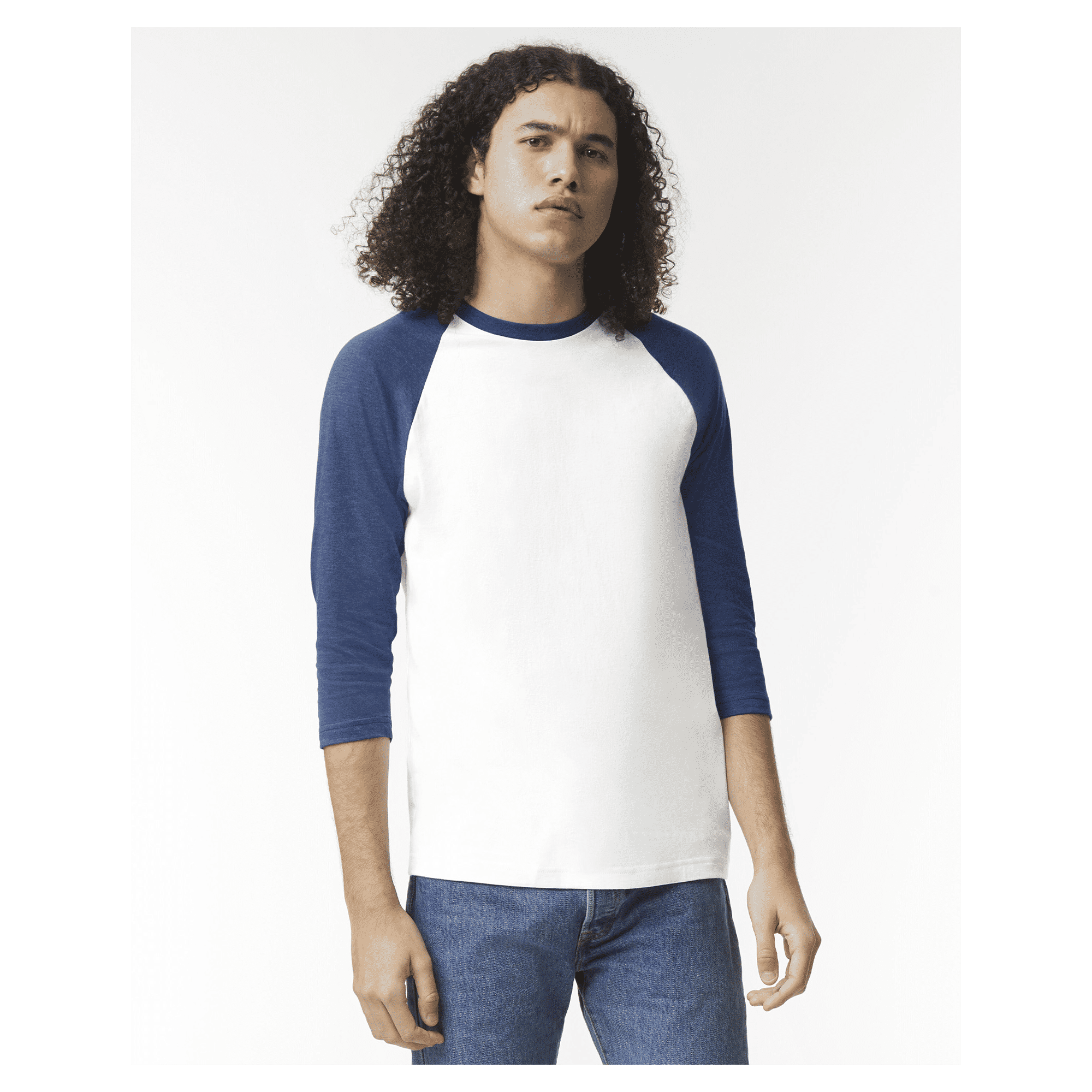 2003CVC American Apparel CVC Unisex Raglan T-shirt - Image 24