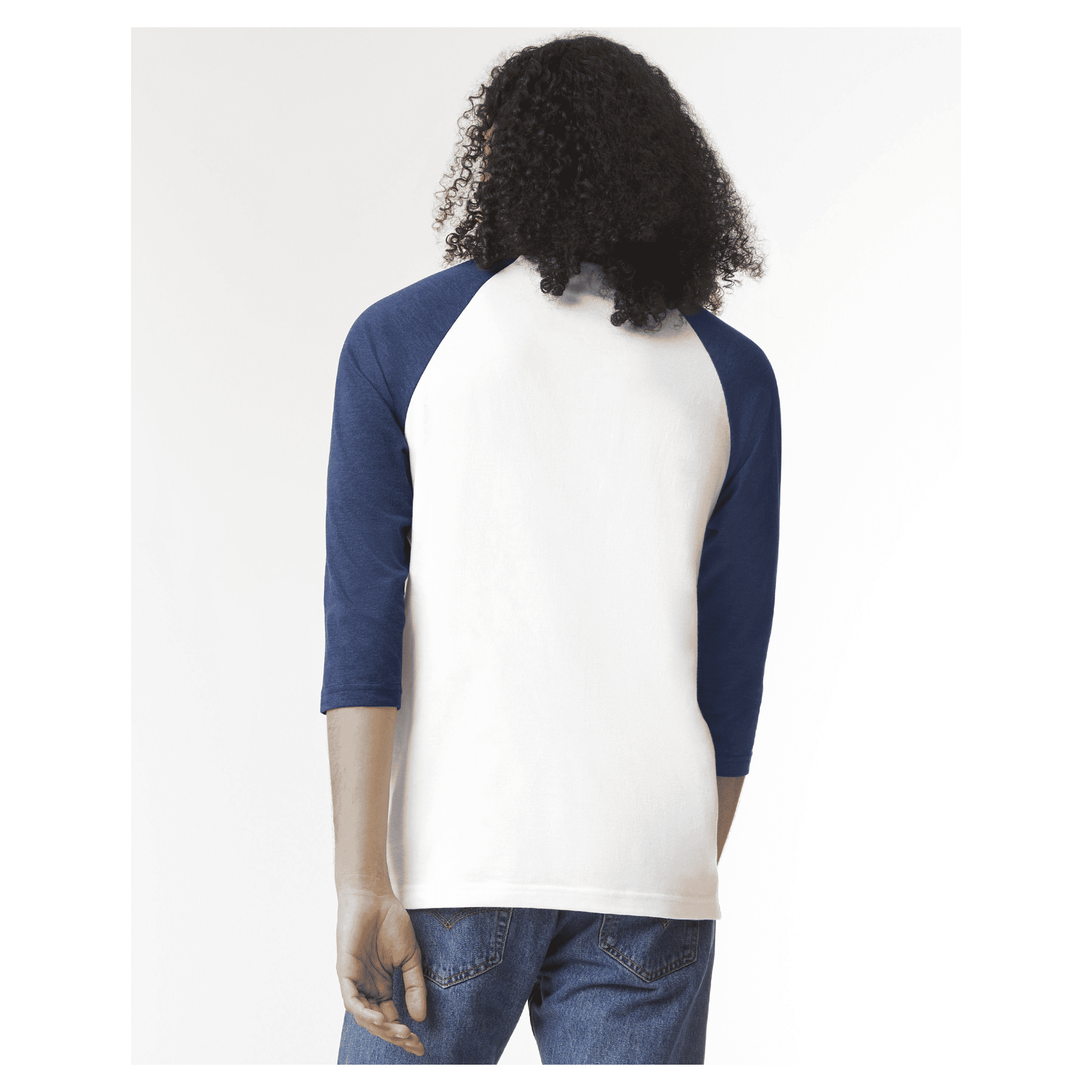 2003CVC American Apparel CVC Unisex Raglan T-shirt - Image 25