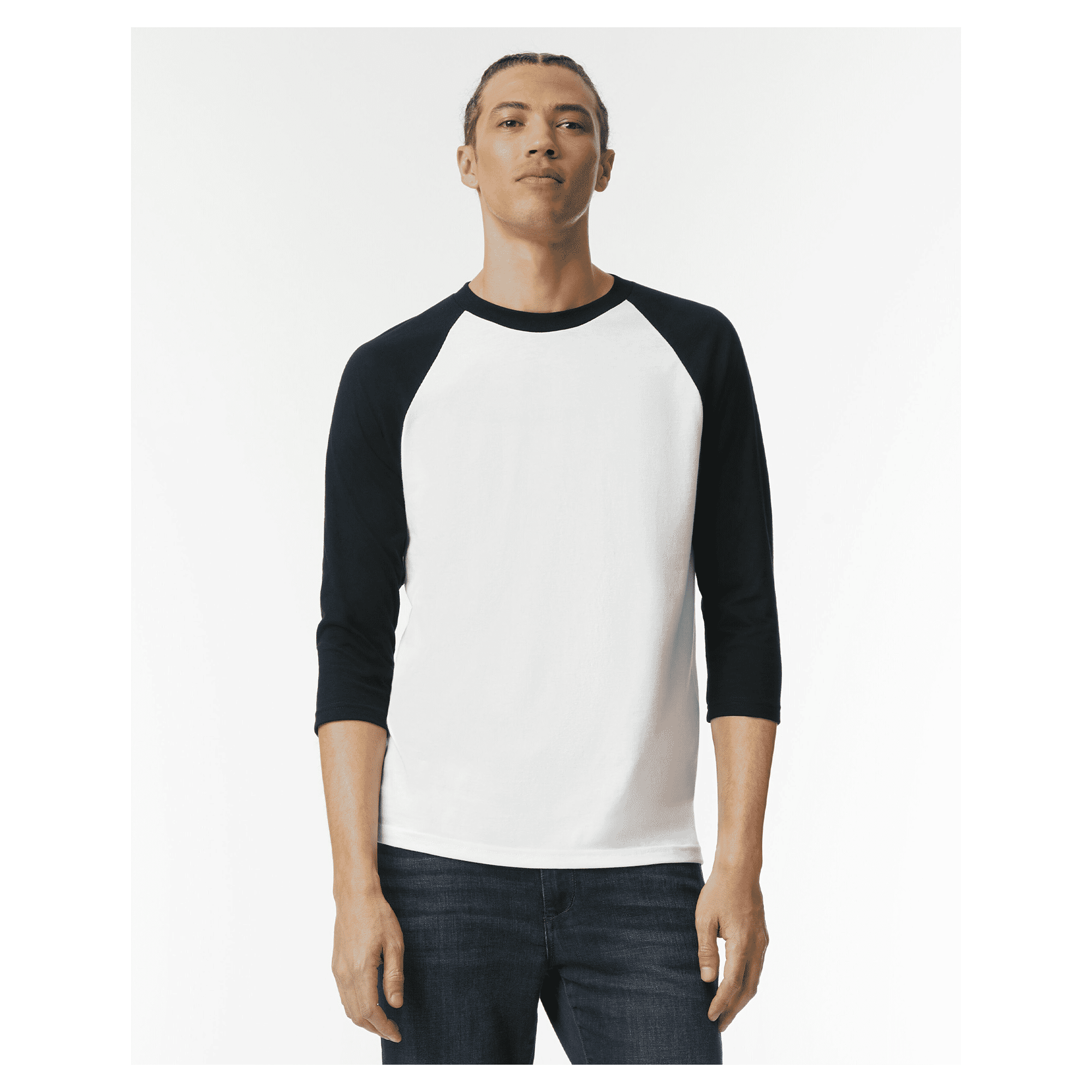 2003CVC American Apparel CVC Unisex Raglan T-shirt - Image 14
