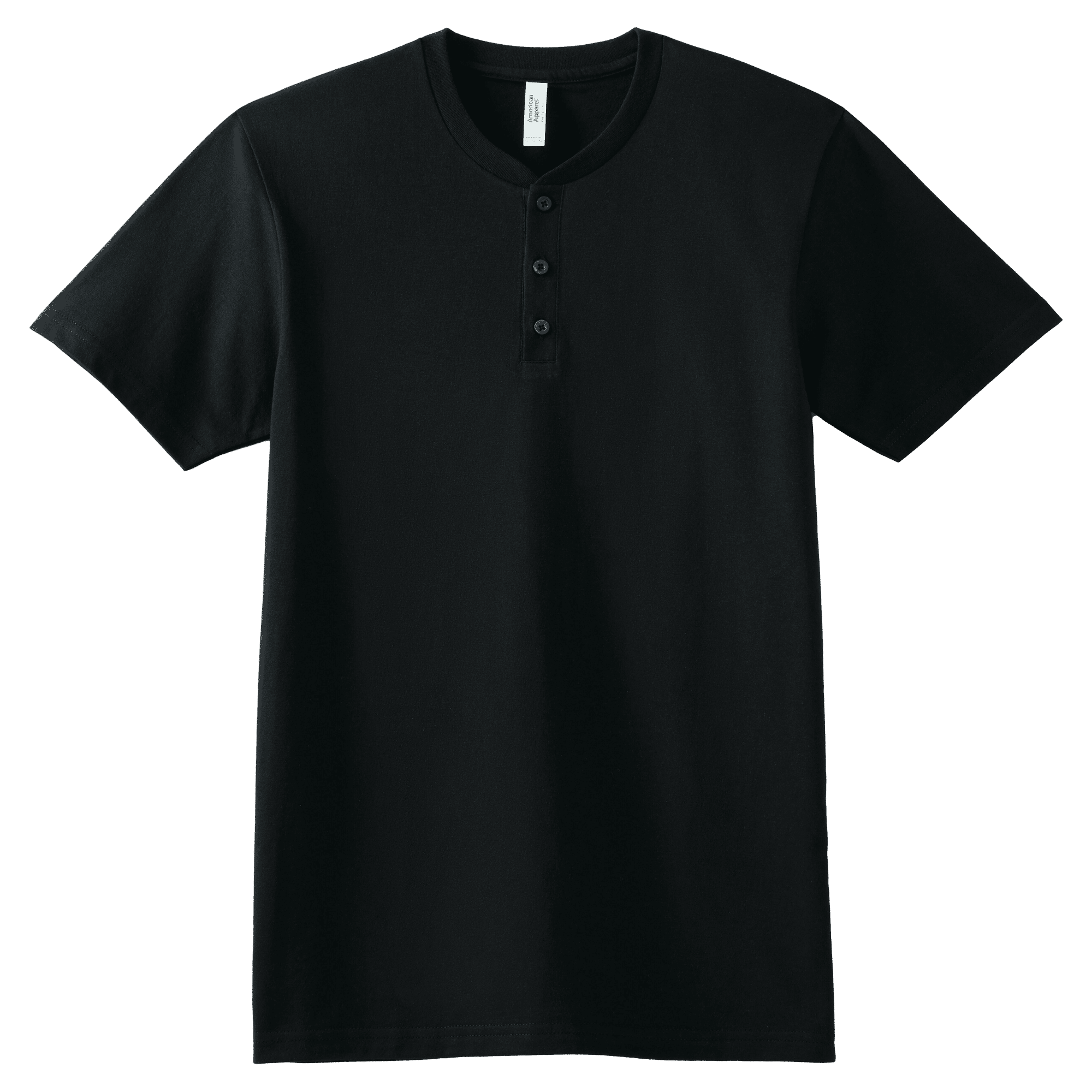 2004CVC American Apparel CVC Unisex Henley T-shirt