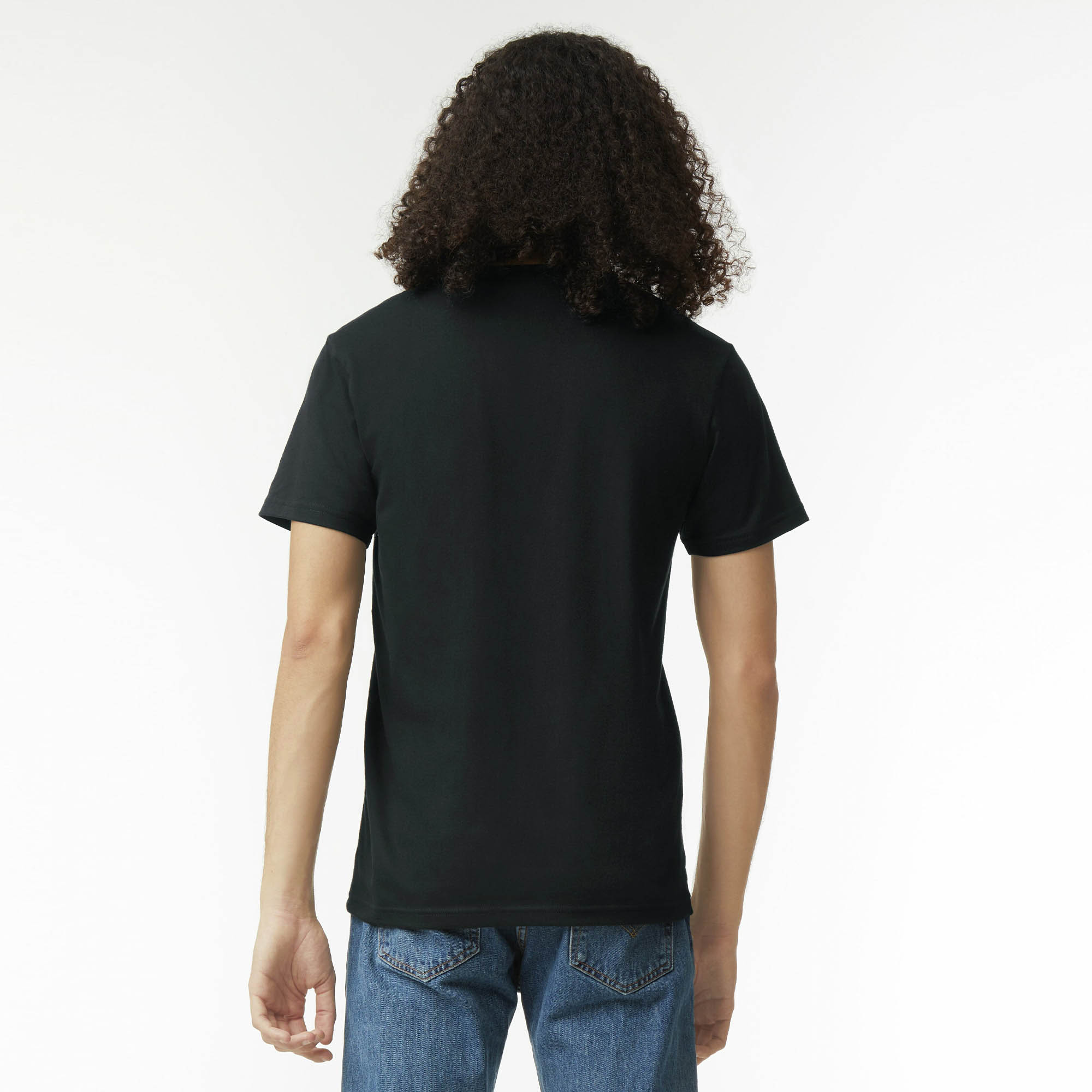 2006CVC American Apparel CVC Unisex V-neck T-shirt - Image 3