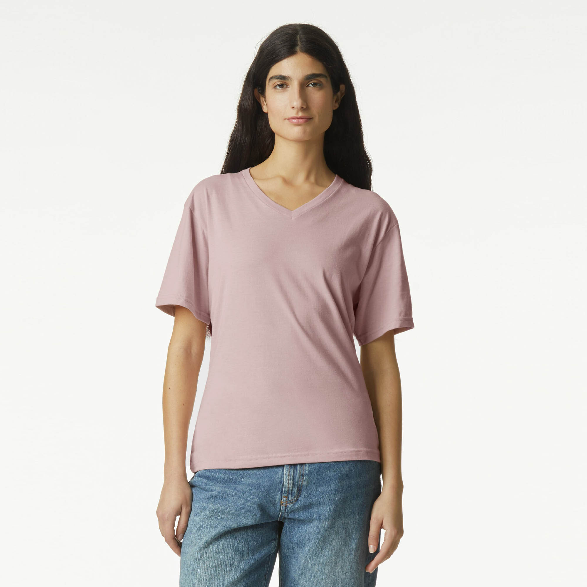 2006CVC American Apparel CVC Unisex V-neck T-shirt - Image 8