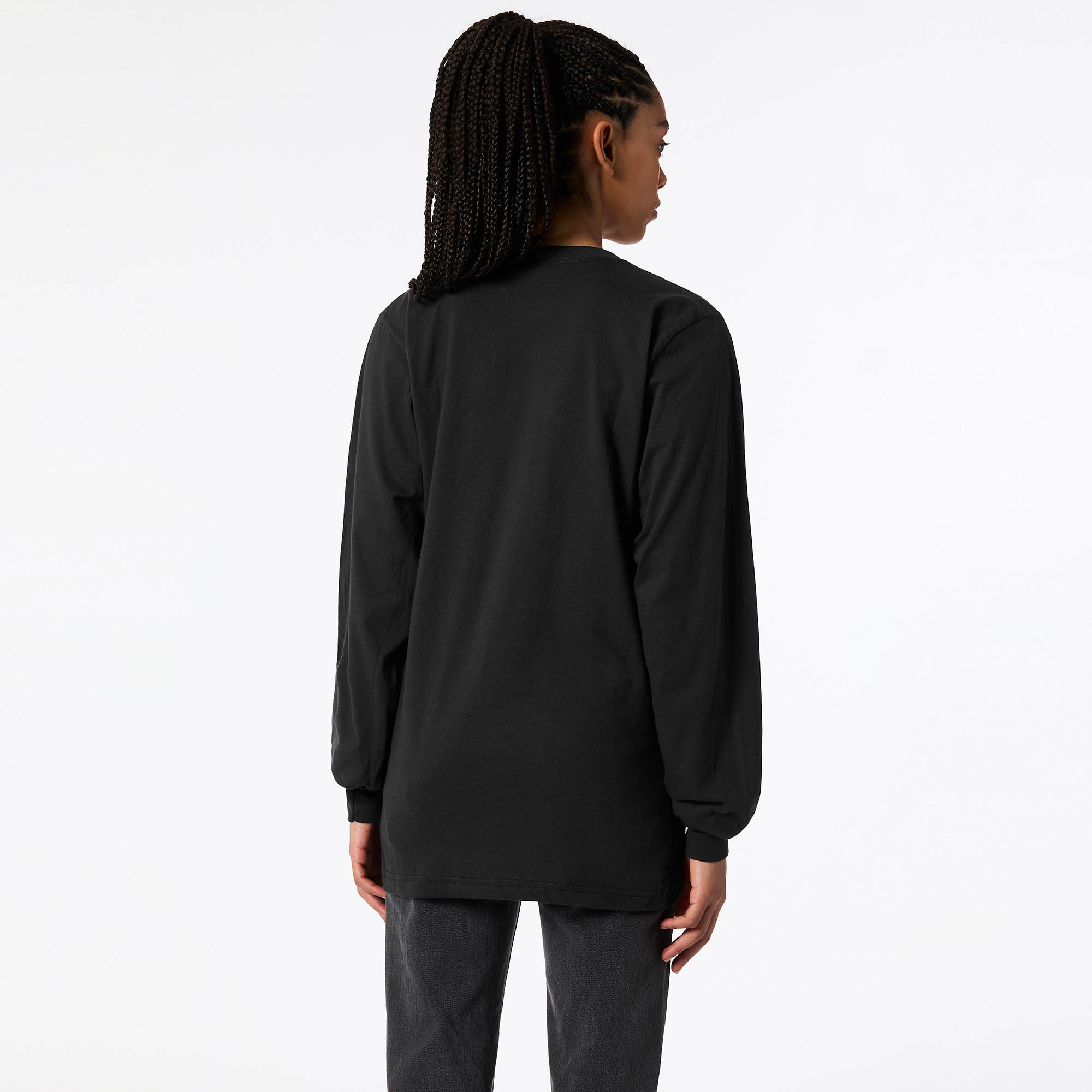 2007W American Apparel Cotton Long Sleeve Fine Jersey T-shirt - Image 13