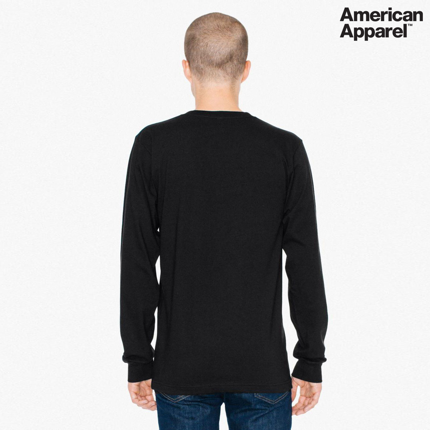 2007W American Apparel Cotton Long Sleeve Fine Jersey T-shirt - Image 15