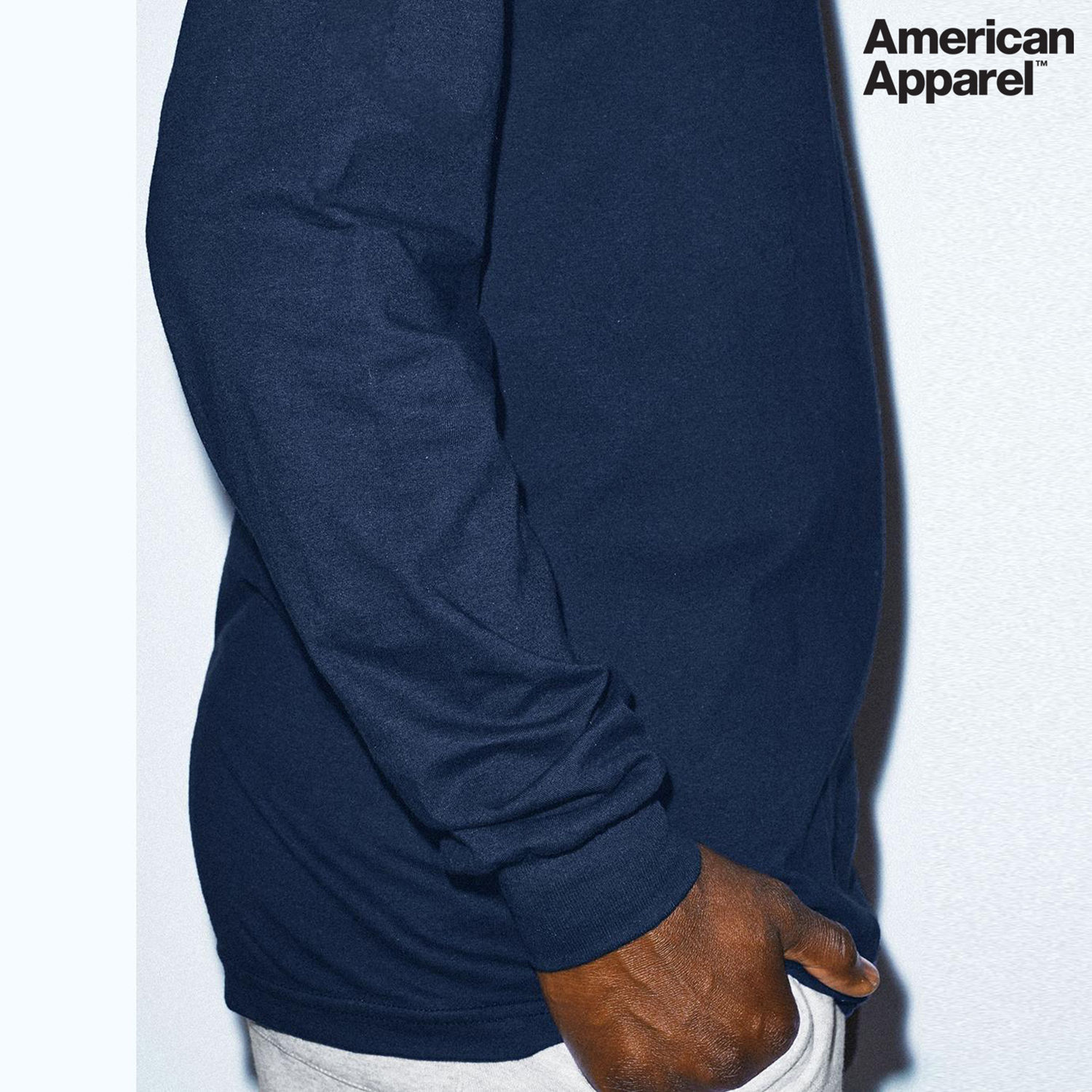 2007W American Apparel Cotton Long Sleeve Fine Jersey T-shirt - Image 21
