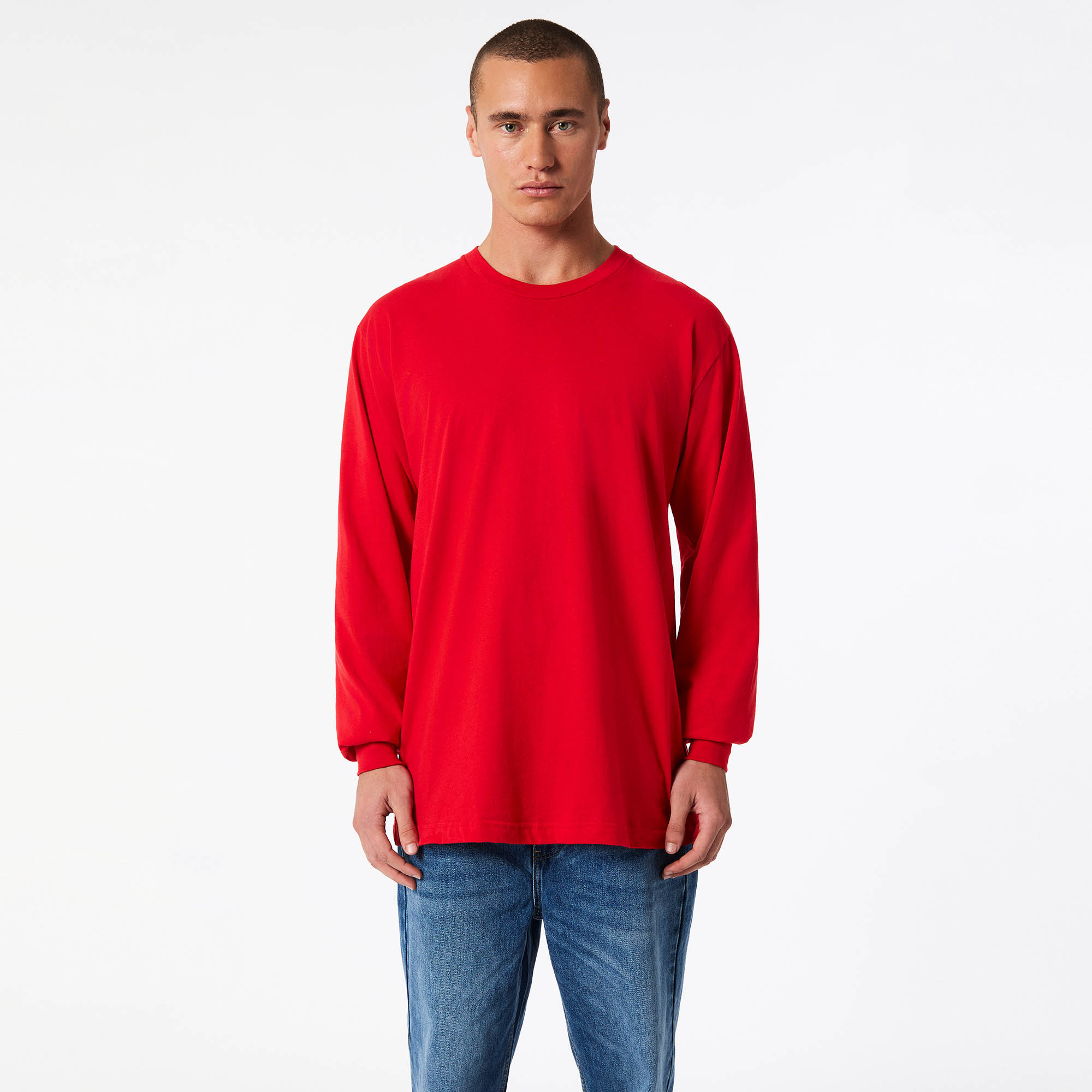 2007W American Apparel Cotton Long Sleeve Fine Jersey T-shirt - Image 24