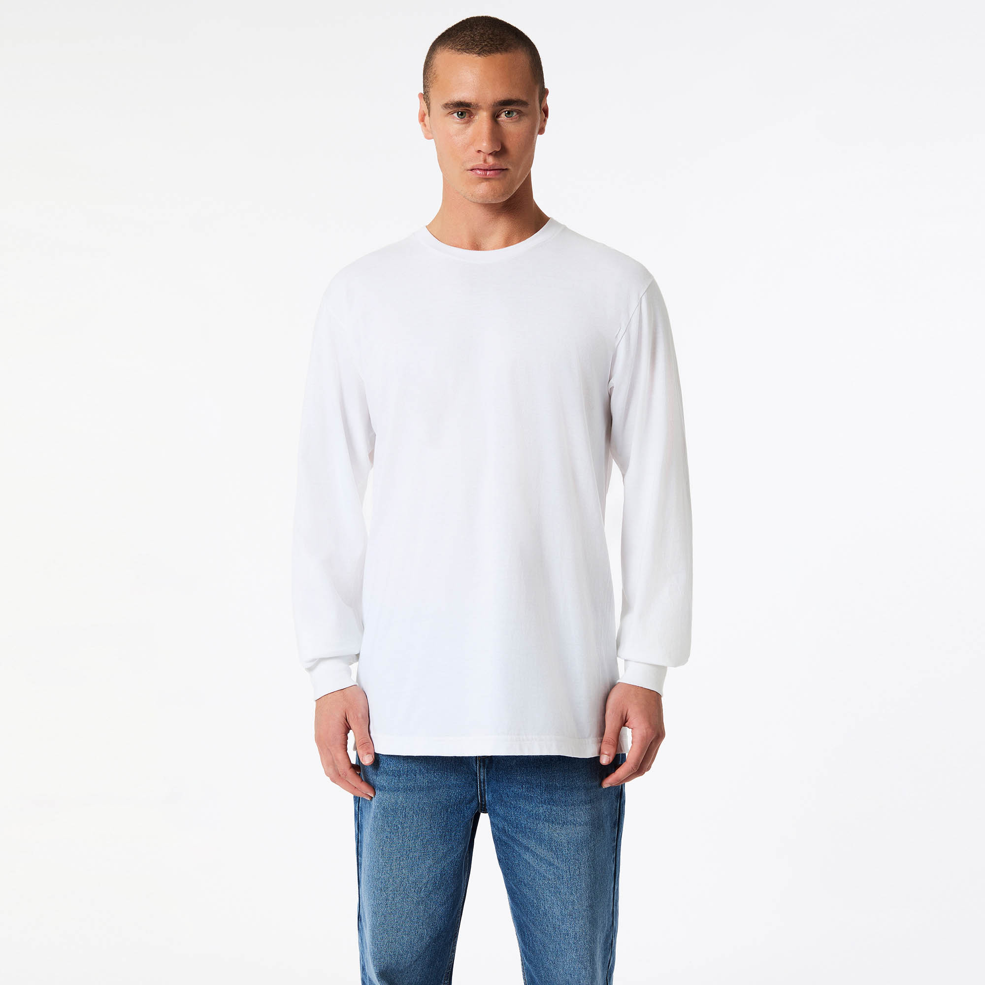 2007W American Apparel Cotton Long Sleeve Fine Jersey T-shirt - Image 28