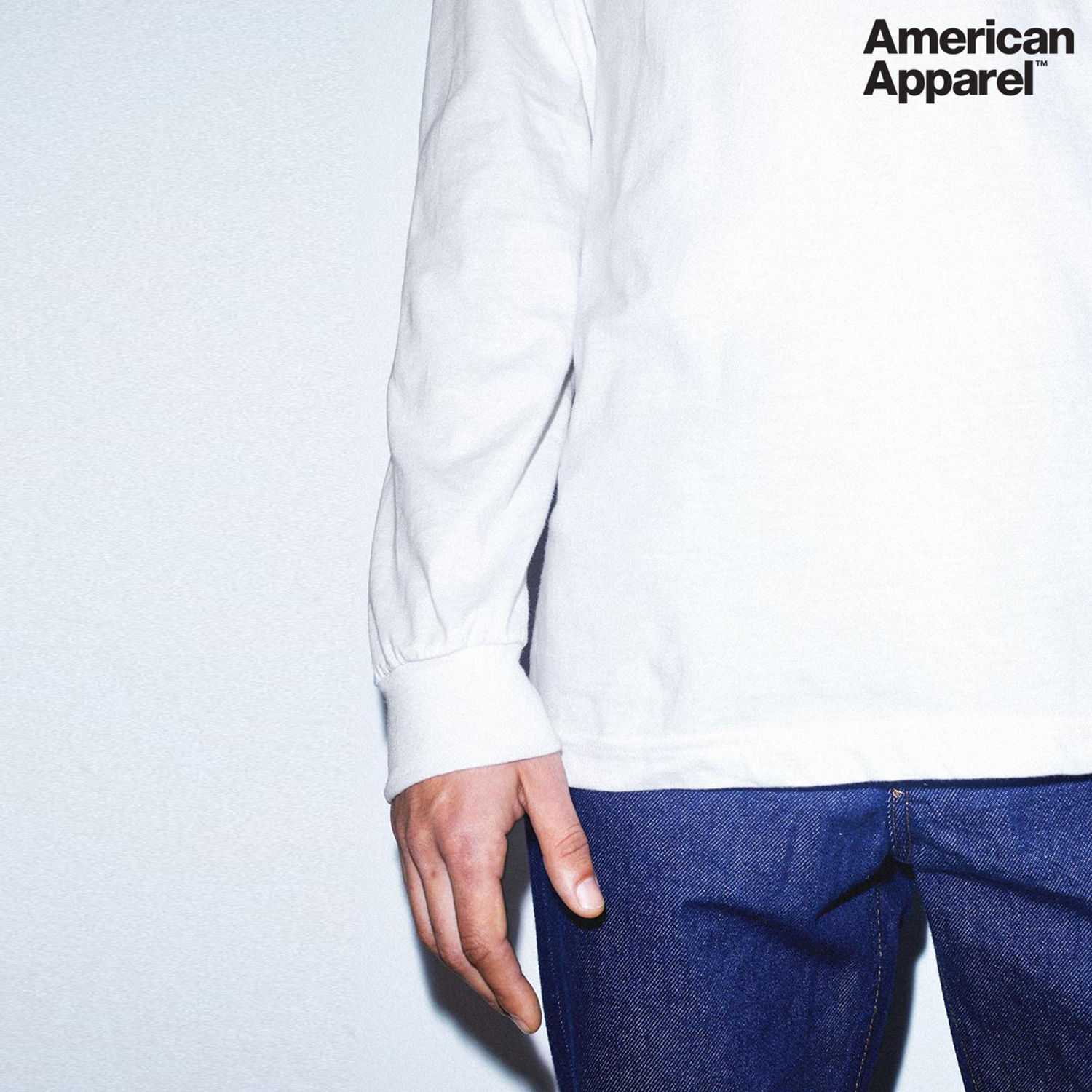 2007W American Apparel Cotton Long Sleeve Fine Jersey T-shirt - Image 32