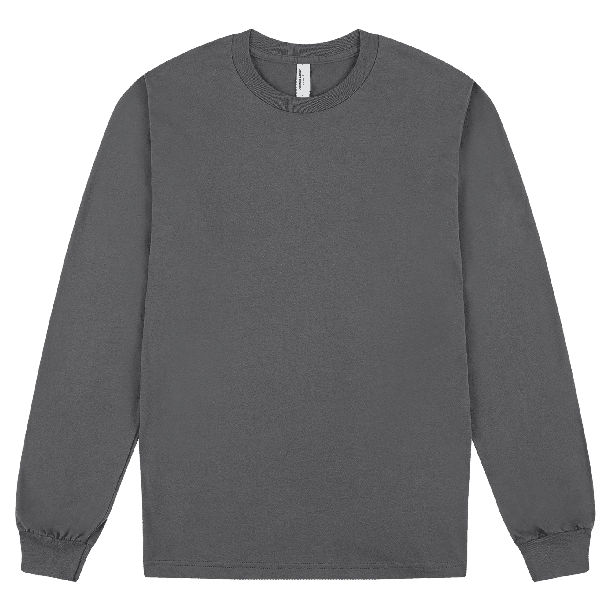 2007W American Apparel Cotton Long Sleeve Fine Jersey T-shirt - Image 3