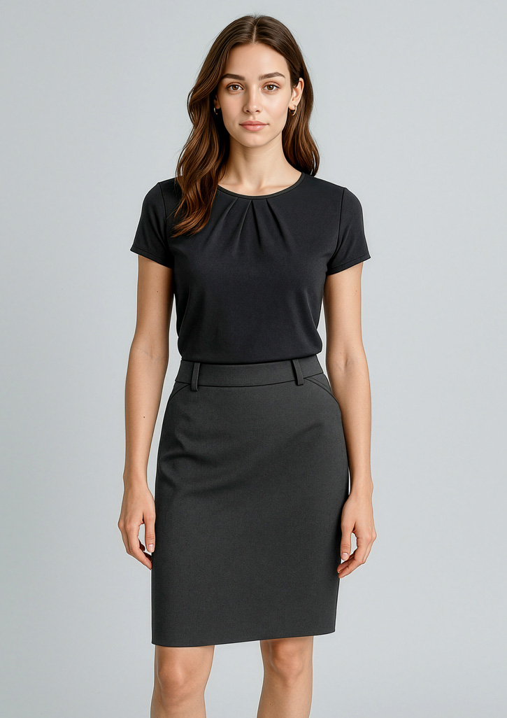 Womens Cool Stretch Multi-Pleat Skirt - Image 14