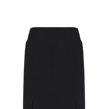 Womens Siena Front Pleat Detail Straight Skirt