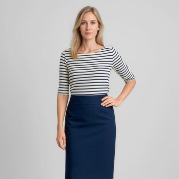 Womens Comfort Wool Stretch Relaxed Fit Lined Skirt