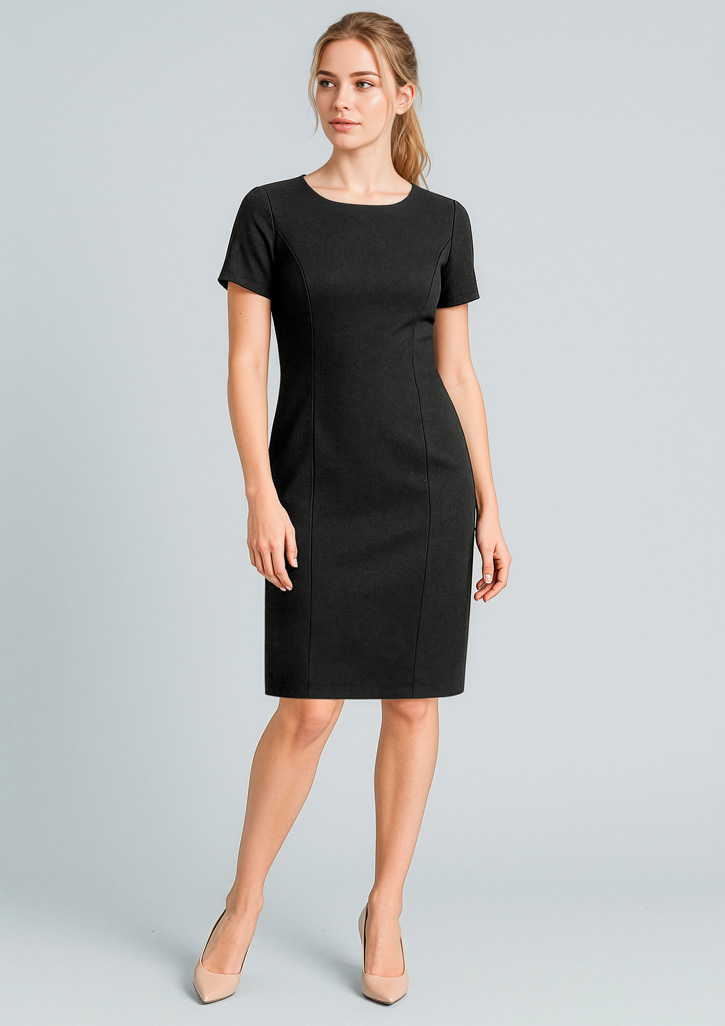 Womens Cool Stretch Short Sleeve Shift Dress - Image 13