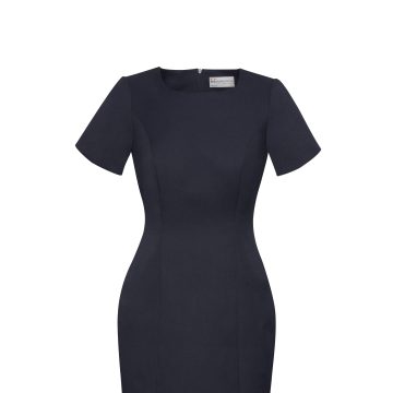 Womens Cool Stretch Short Sleeve Shift Dress