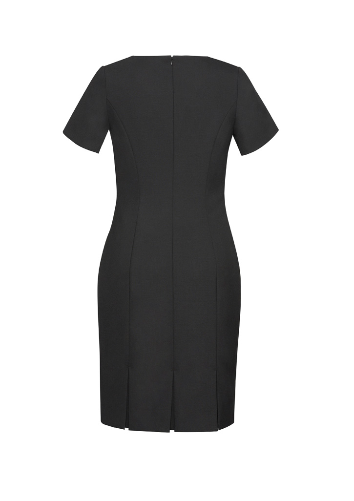 Womens Comfort Wool Stretch Short Sleeve Shift Dress - Image 12
