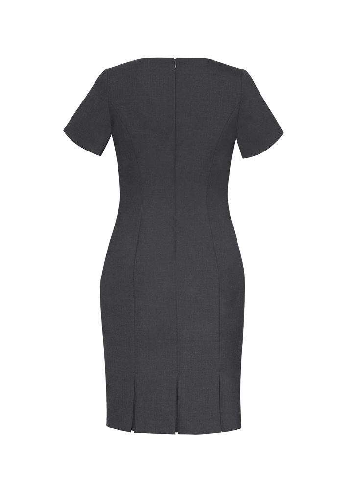 Womens Comfort Wool Stretch Short Sleeve Shift Dress - Image 17