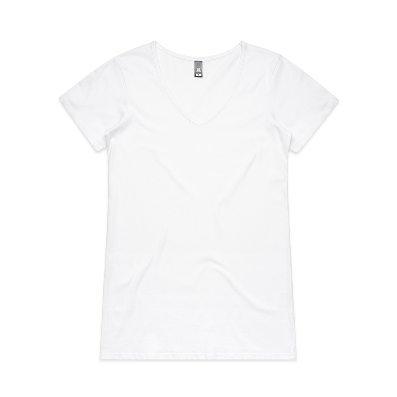 Wo's Bevel V Neck Tee - Image 5