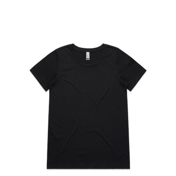Wo's Shallow Scoop Tee