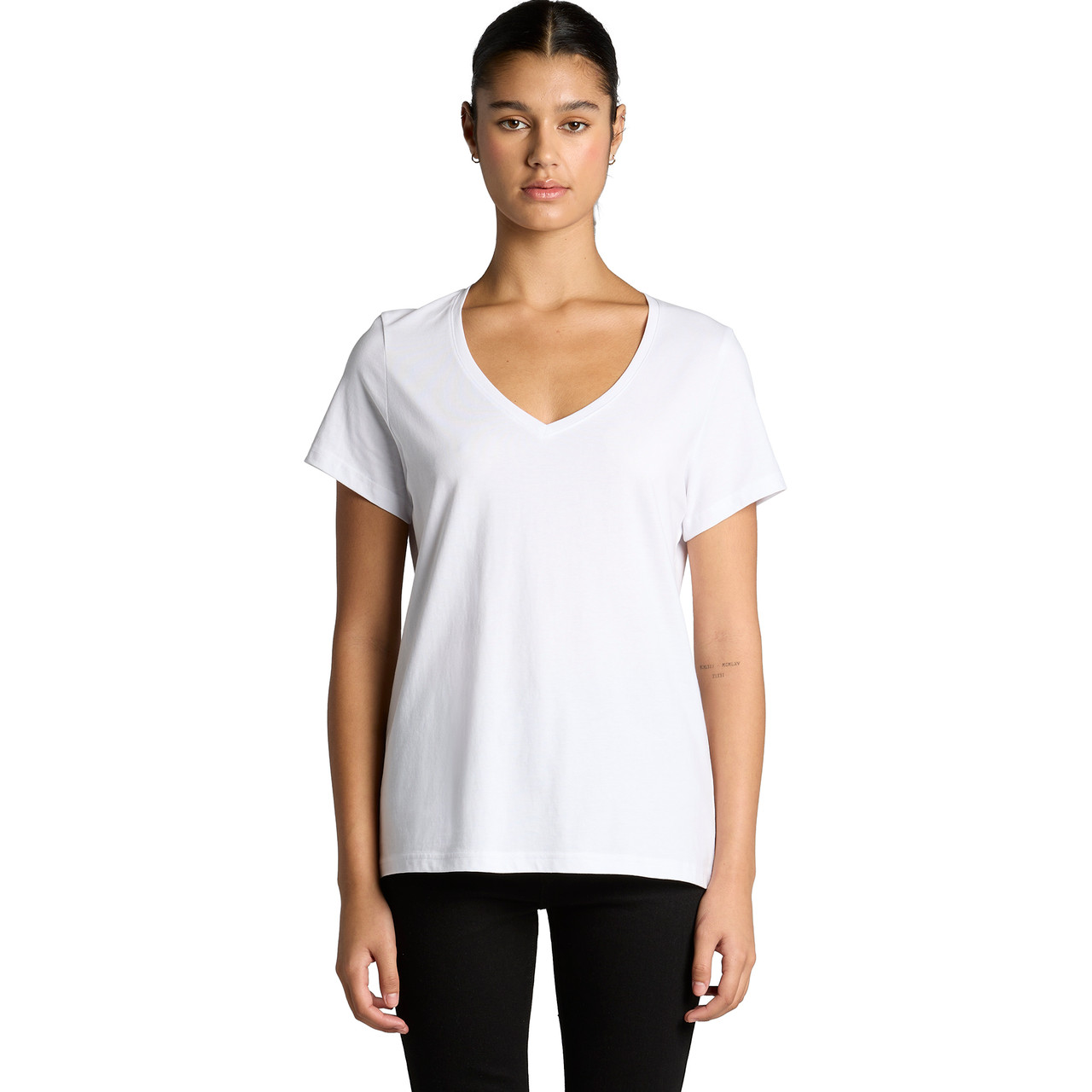 Wo's Maple V Neck Tee - Image 6