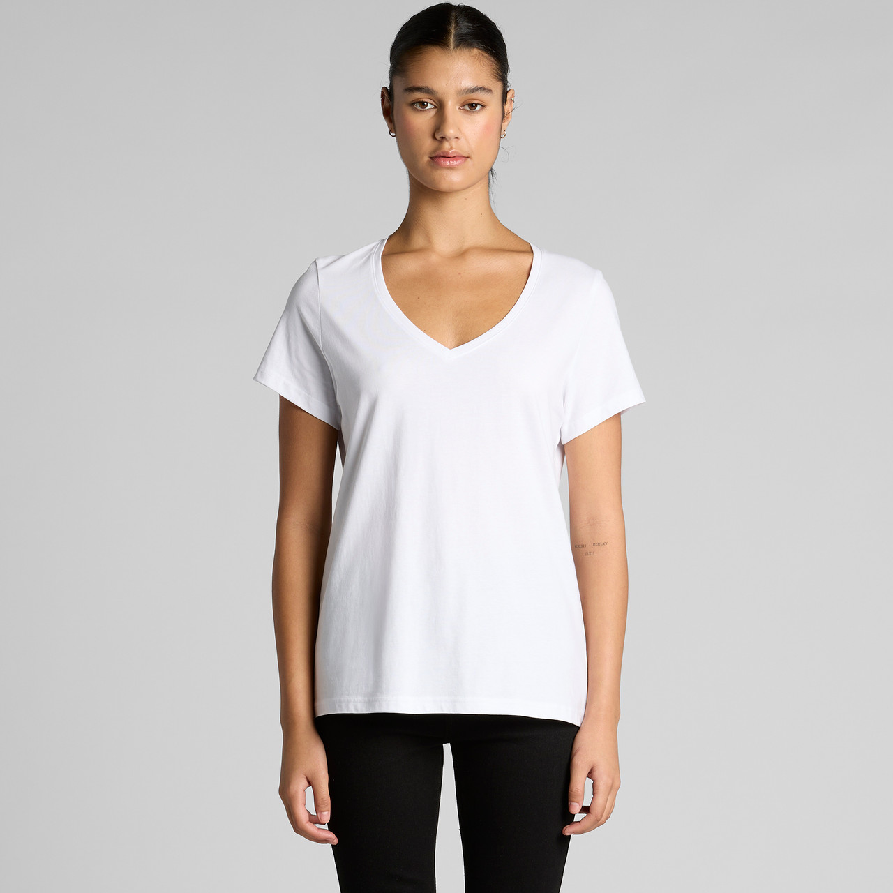 Wo's Maple V Neck Tee - Image 7