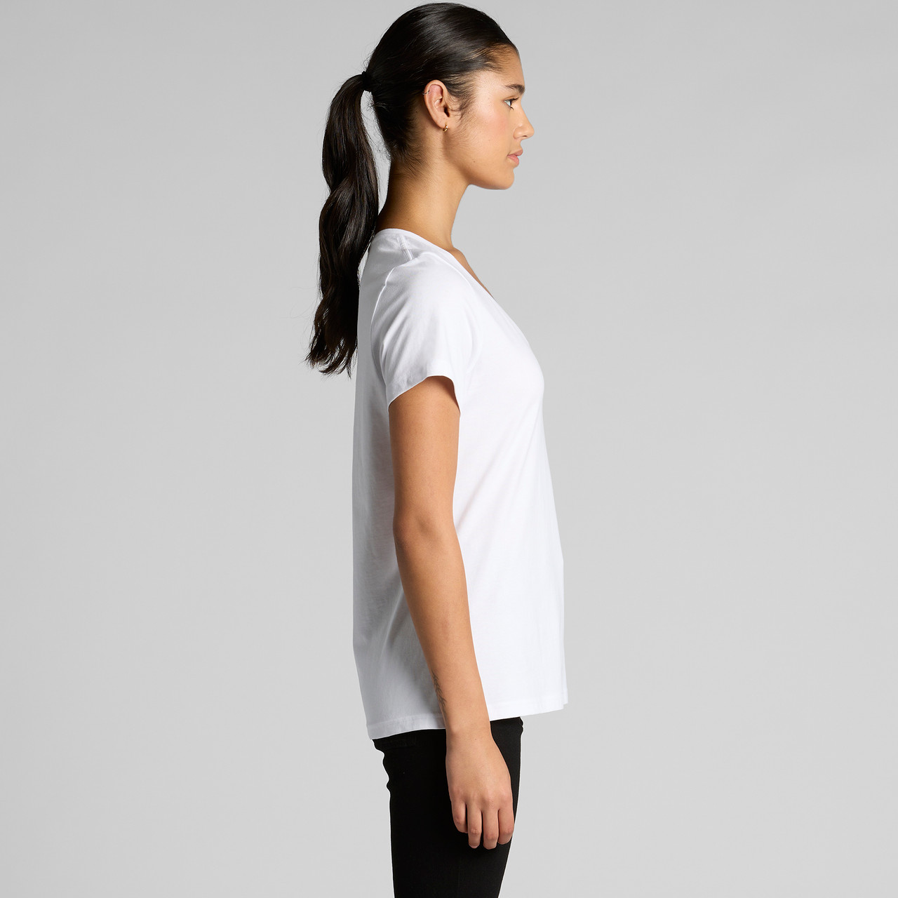 Wo's Maple V Neck Tee - Image 8