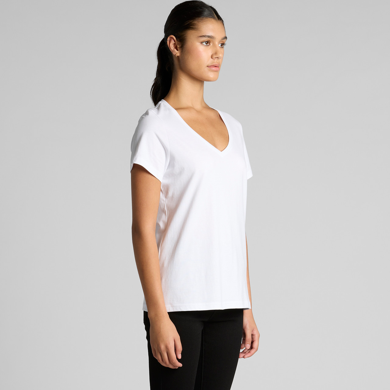 Wo's Maple V Neck Tee - Image 9