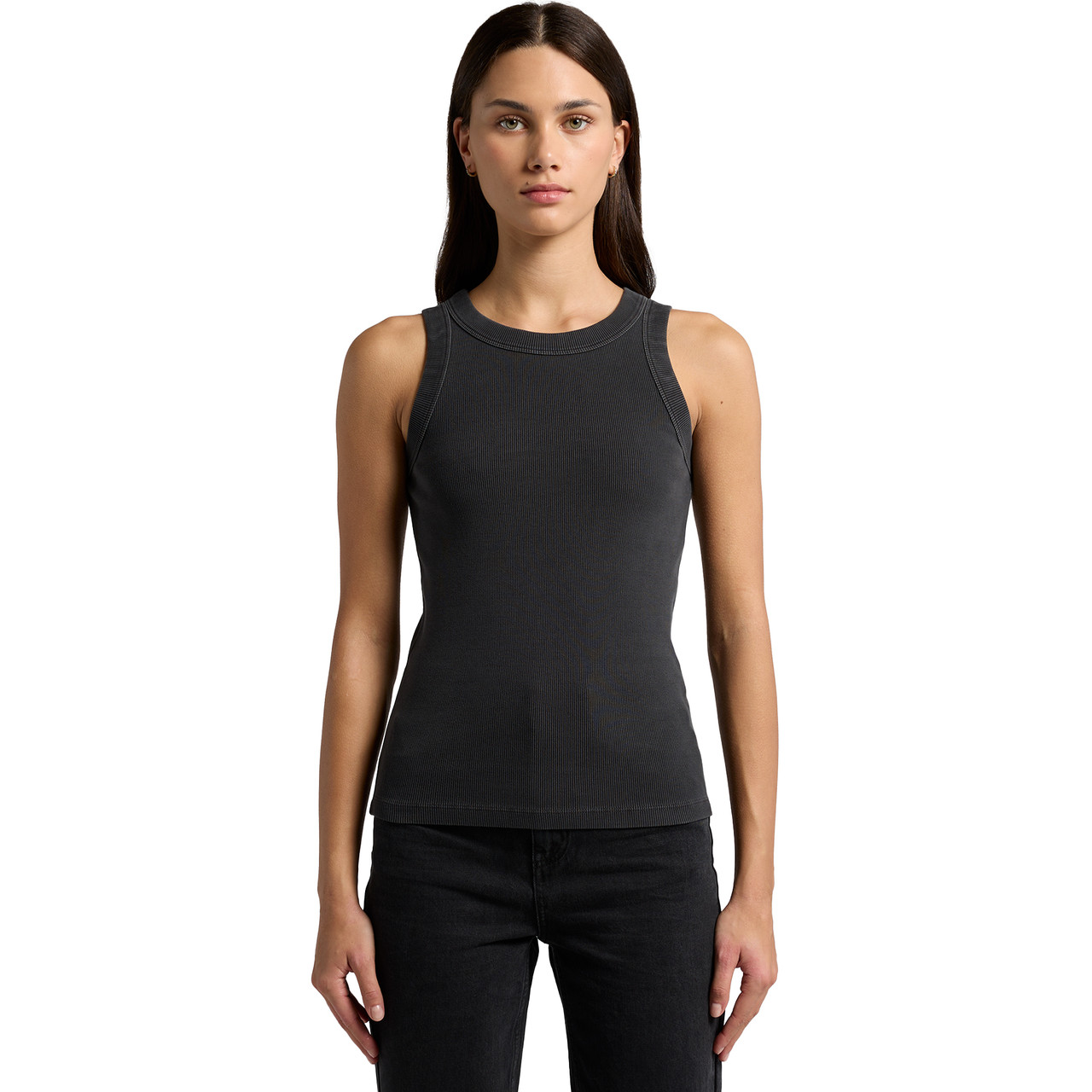 Wo's Faded Organic Rib Tank - Image 8