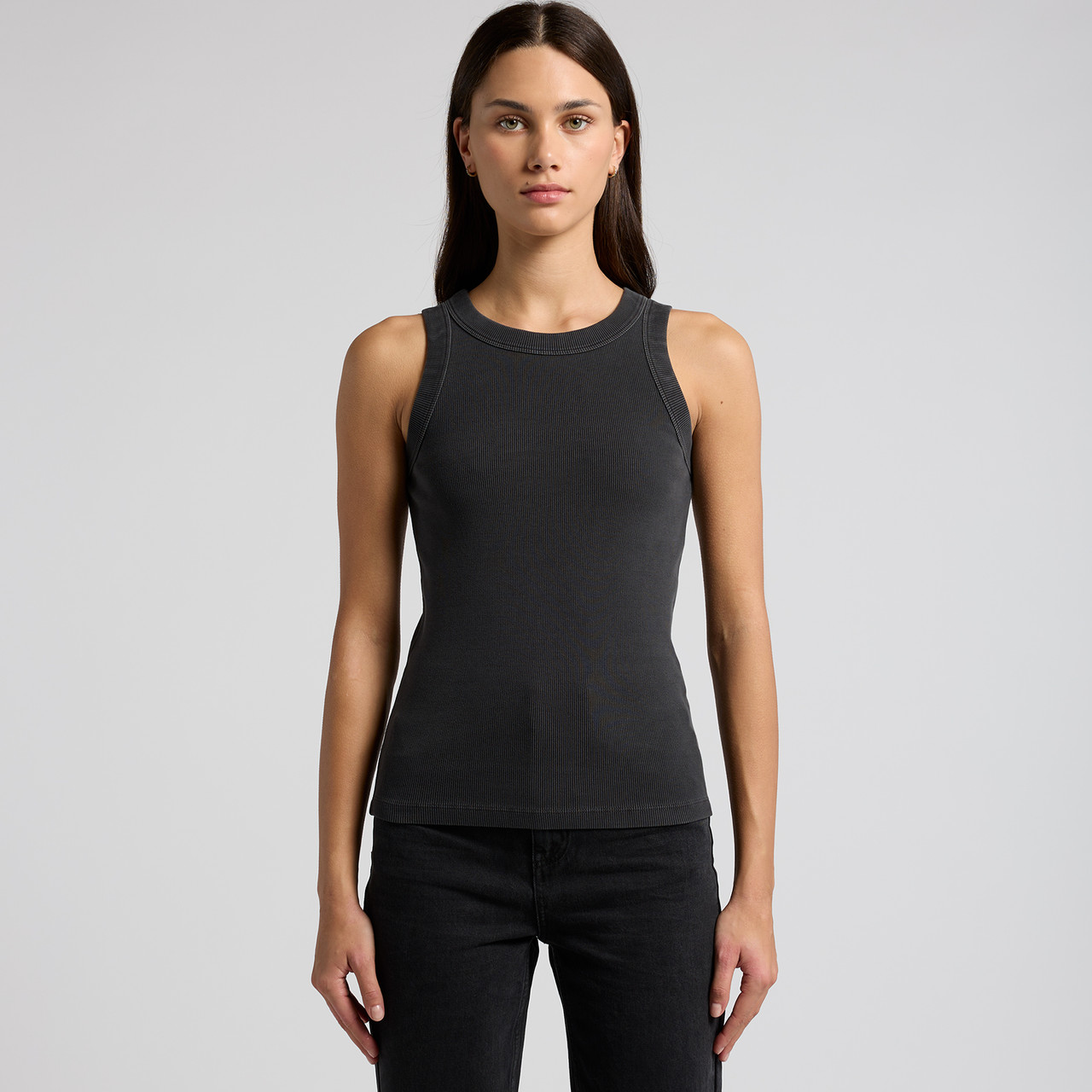 Wo's Faded Organic Rib Tank - Image 9