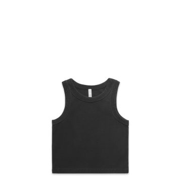 Wo's Faded Organic Rib Crop Tank